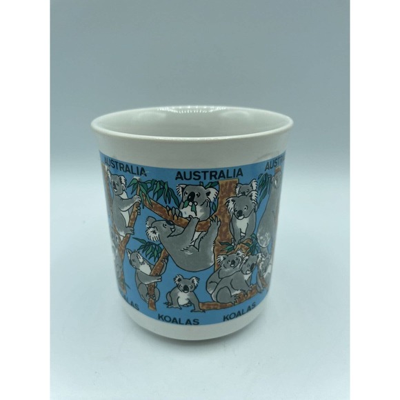 Australia Koala Eucalyptus Coffee Tea Or Cocoa Mug Vintage Taiwan Animal Bear - Picture 3 of 7
